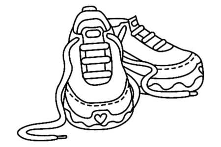 Coloriage Chaussures 03 – 10doigts.fr